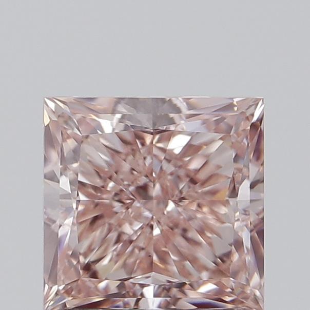 1.15 Ct. Fancy Intense Brownish Pink Princess Lab Grown Diamond