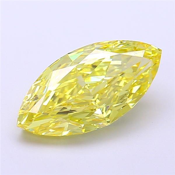 1.90 Ct. Fancy Intense Yellow Marquise Lab Grown Diamond