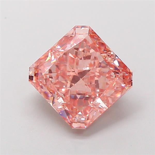 3.25 Ct. Fancy Intense Pink Radiant Lab Grown Diamond