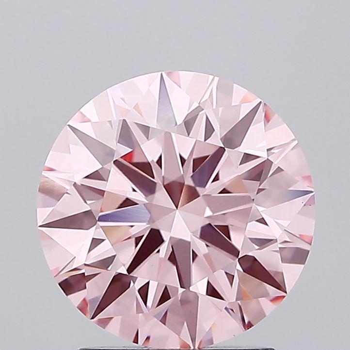 2.09 Ct. Fancy Intense Pink Round Lab Grown Diamond
