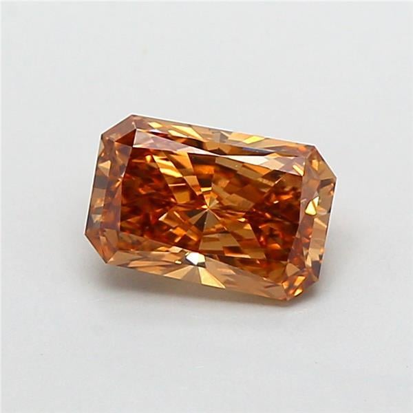 1.00 Ct. Fancy Light Brown Radiant Lab Grown Diamond