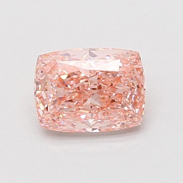 1.02 Ct. Fancy Vivid Pink Cushion Lab Grown Diamond