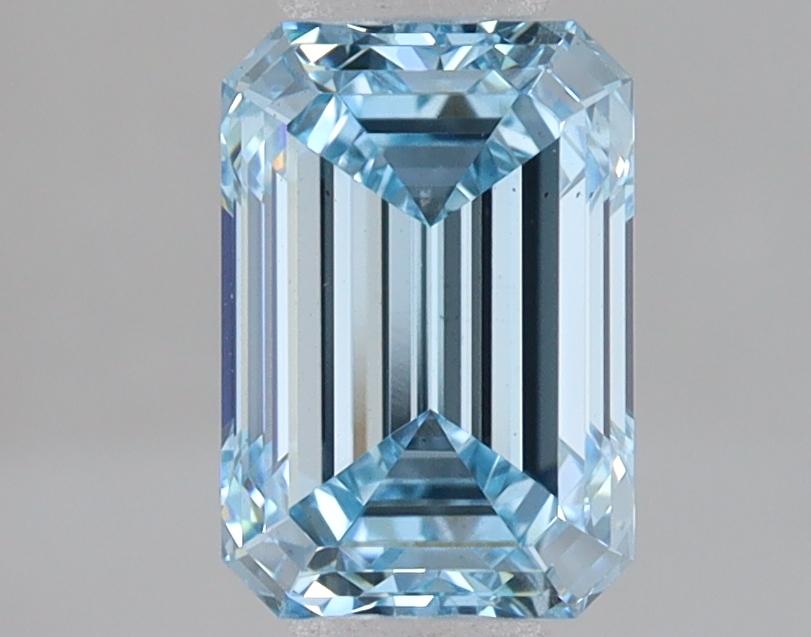 1.52 Ct. Fancy Intense Blue Emerald Lab Grown Diamond