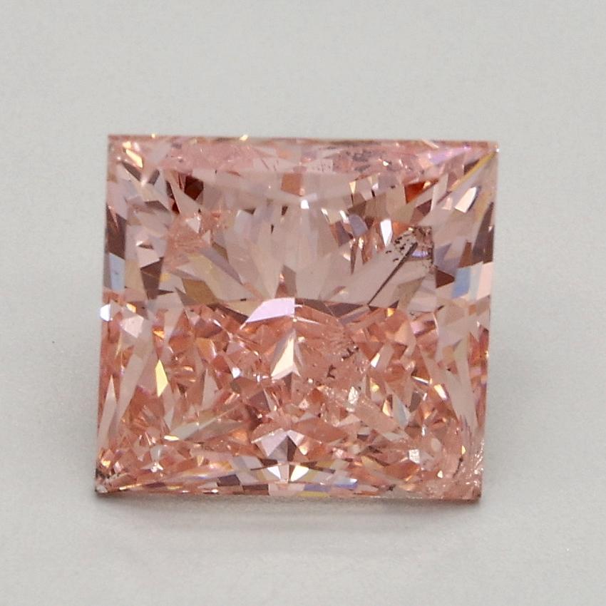 2.00 Ct. Fancy Intense Pink Princess Lab Grown Diamond