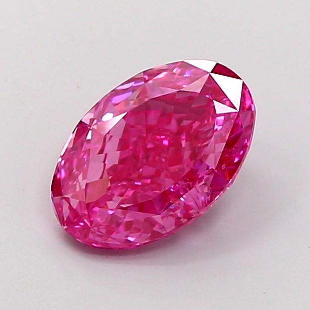 2.03 Ct. Fancy Vivid Pink Oval Lab Grown Diamond