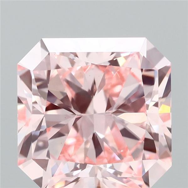 2.52 Ct. Fancy Intense Pink Radiant Lab Grown Diamond