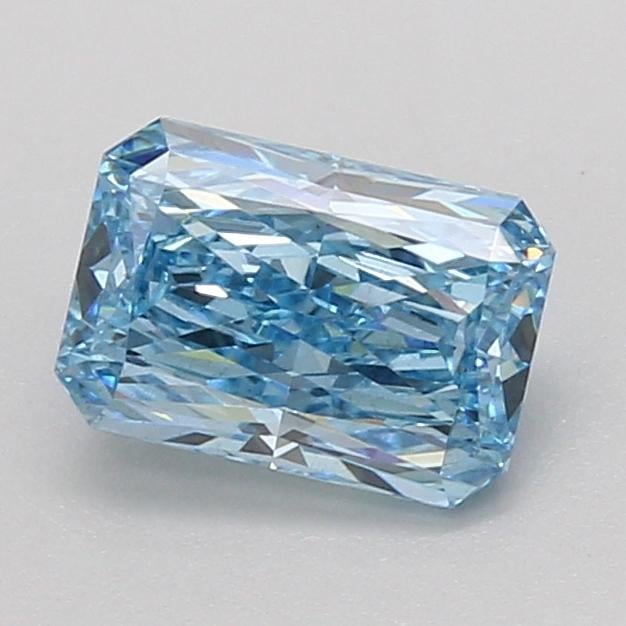 1.51 Ct. Fancy Vivid Blue Radiant Lab Grown Diamond