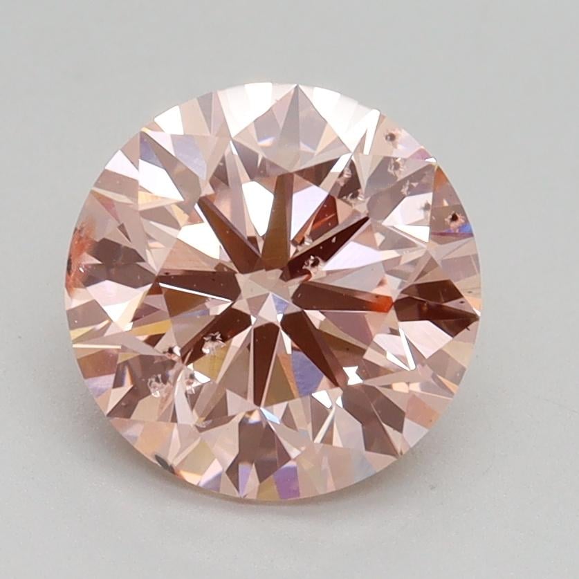 2.00 Ct. Fancy Intense Pink Round Lab Grown Diamond
