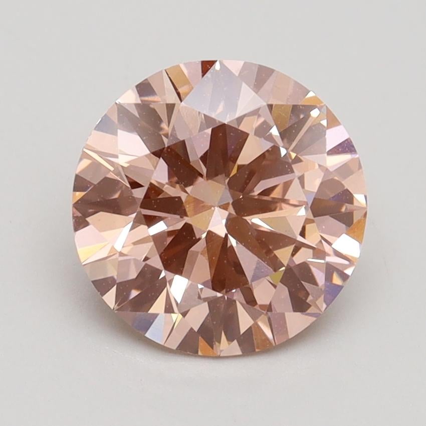 2.04 Ct. Fancy Intense Pink Round Lab Grown Diamond