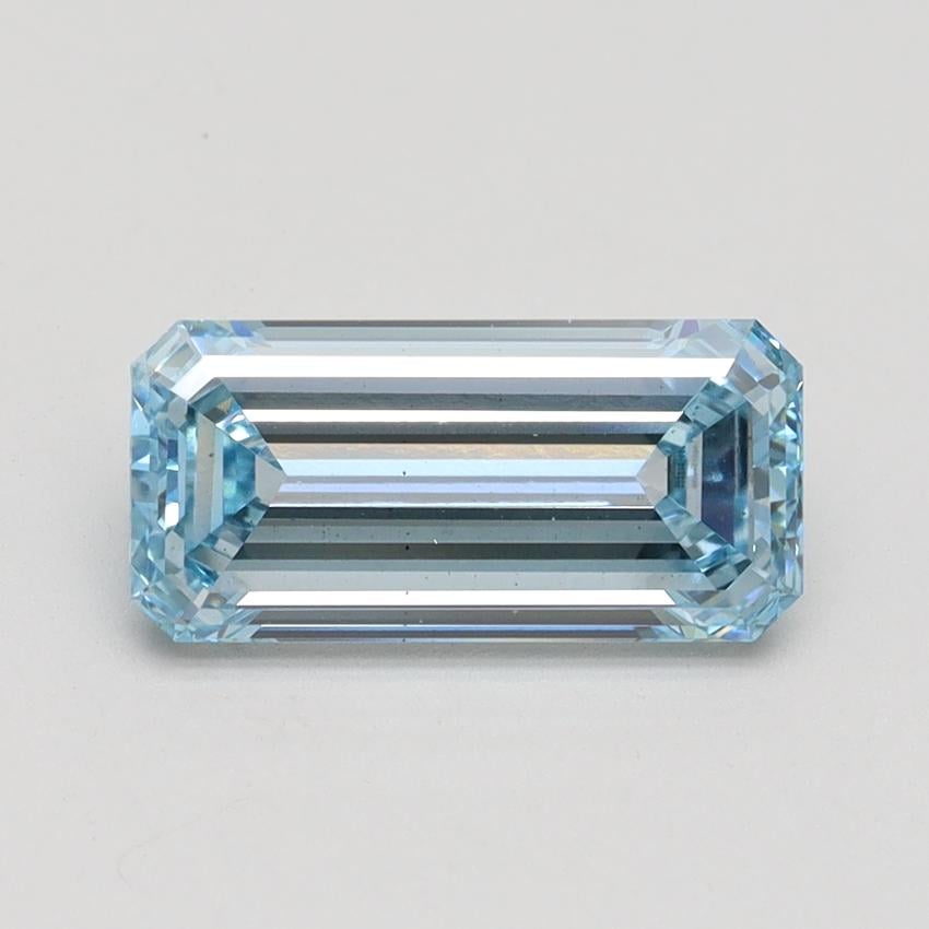 2.13 Ct. Fancy Intense Blue Emerald Lab Grown Diamond