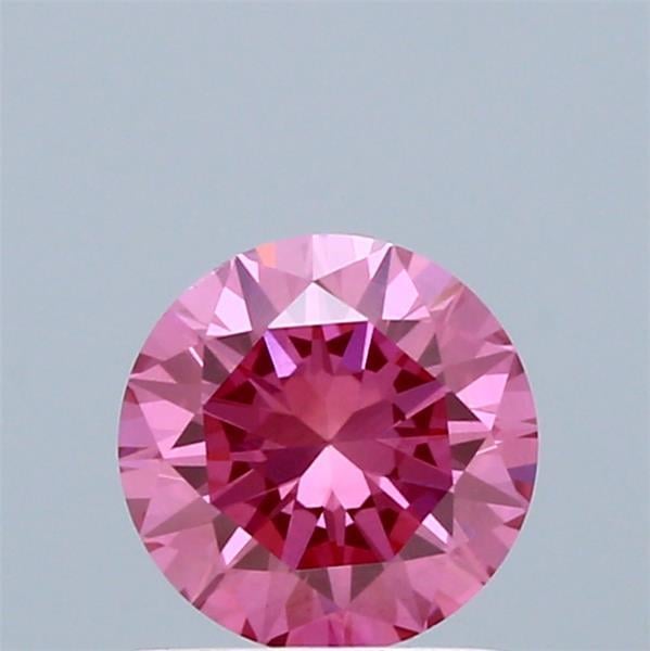 0.95 Ct. Fancy Vivid Pink Round Lab Grown Diamond
