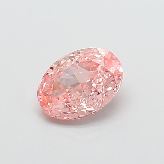1.10 Ct. Fancy Vivid  Pink Oval Lab Grown Diamond
