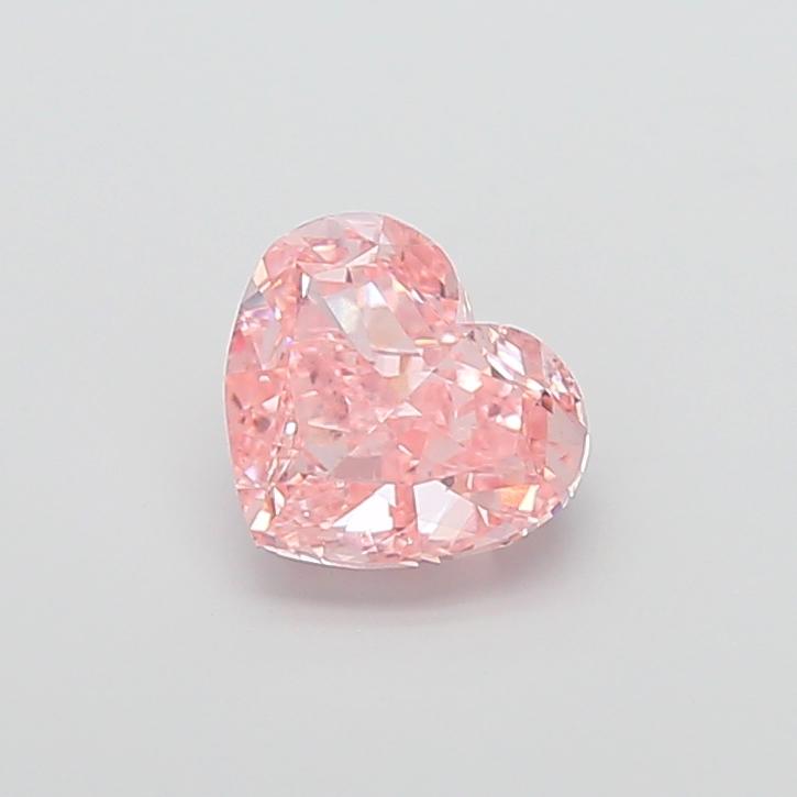 2.75 Ct. Fancy Intense  Pink Heart Lab Grown Diamond