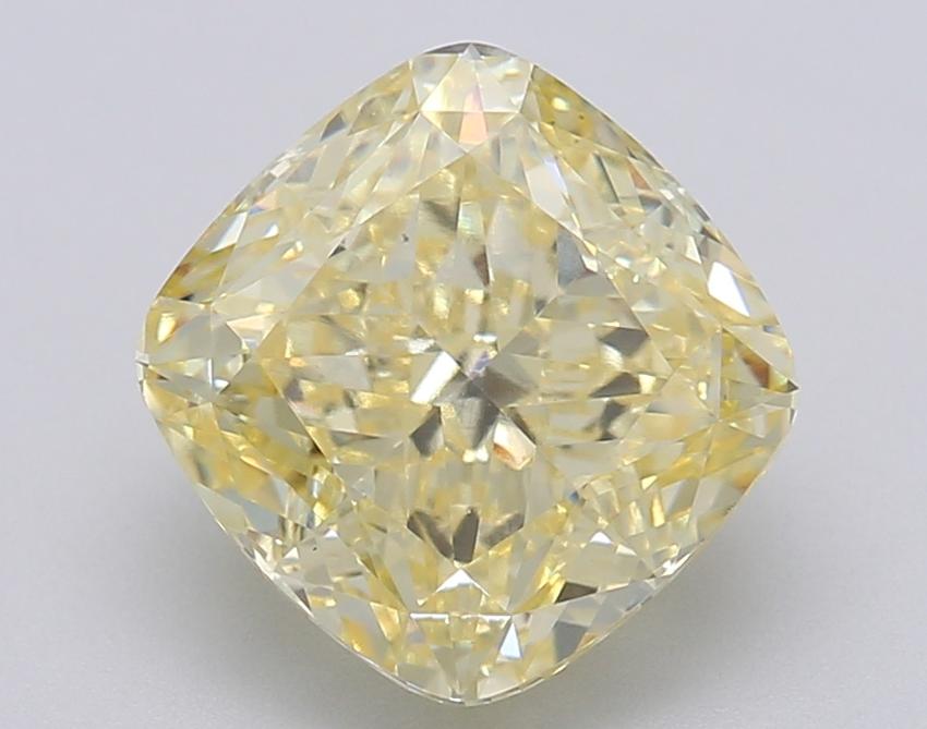 3.04 Ct. Fancy Intense Yellow Cushion Lab Grown Diamond