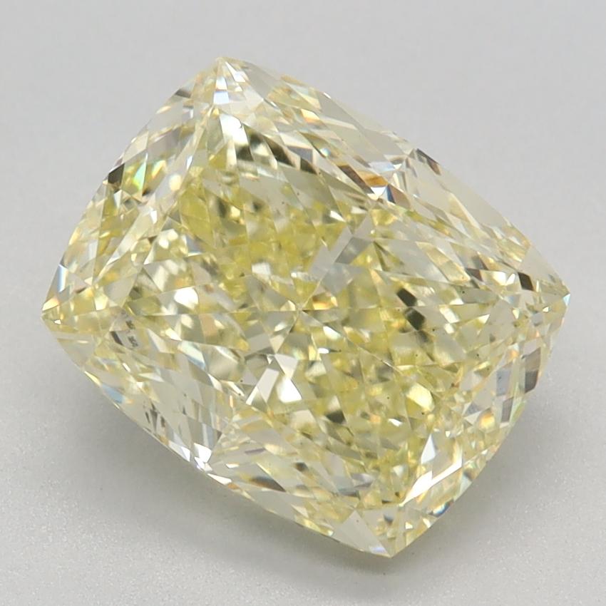 2.62 Ct. Fancy Yellow Cushion Lab Grown Diamond