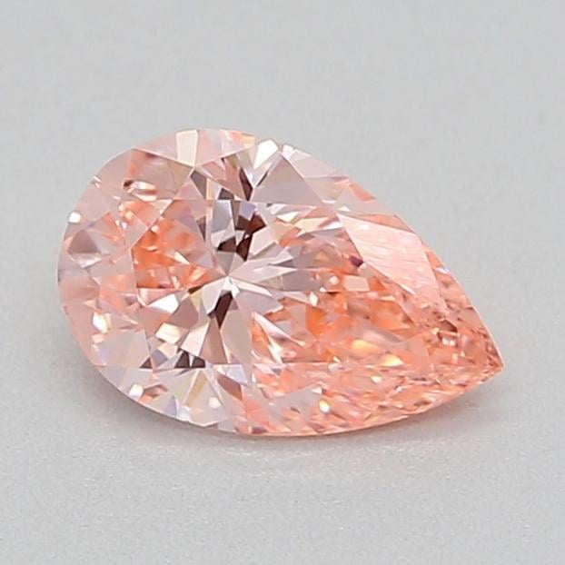 0.32 Ct. Fancy Vivid  Pink Pear Lab Grown Diamond