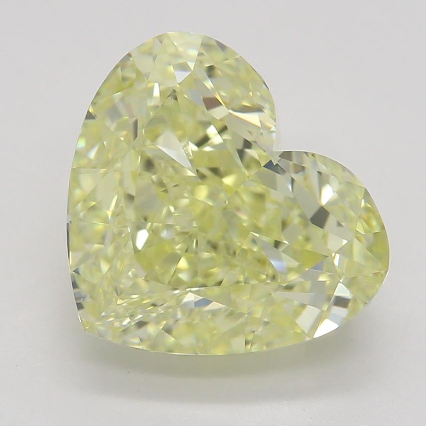 3.04 Ct. Fancy Yellow Heart Diamond