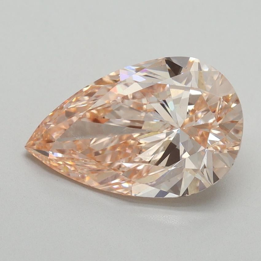 3.00 Ct. Fancy Vivid Pink Pear Lab Grown Diamond
