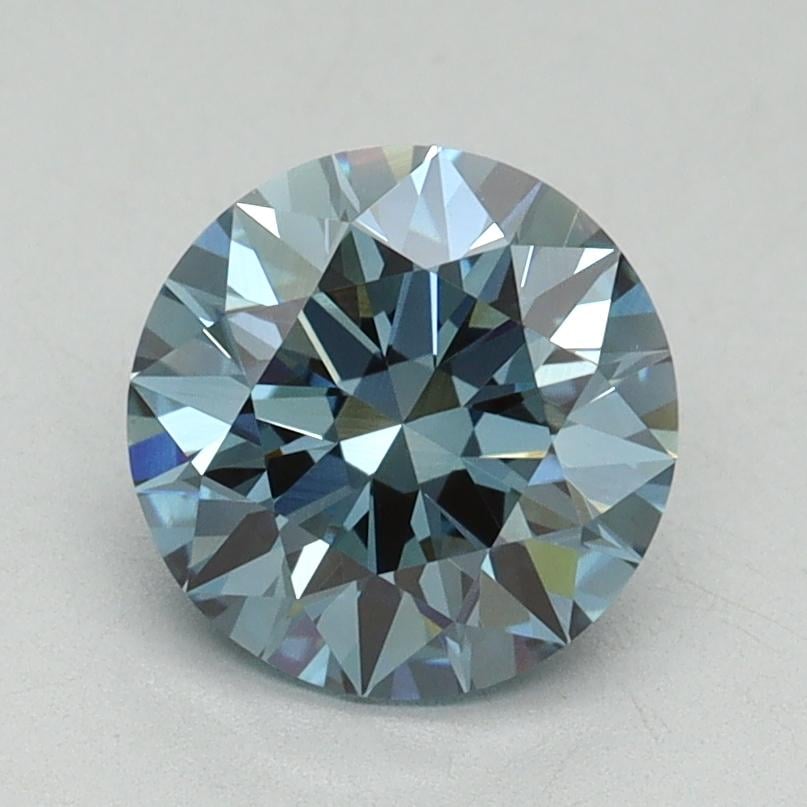1.50 Ct. Fancy Vivid Blue Round Lab Grown Diamond