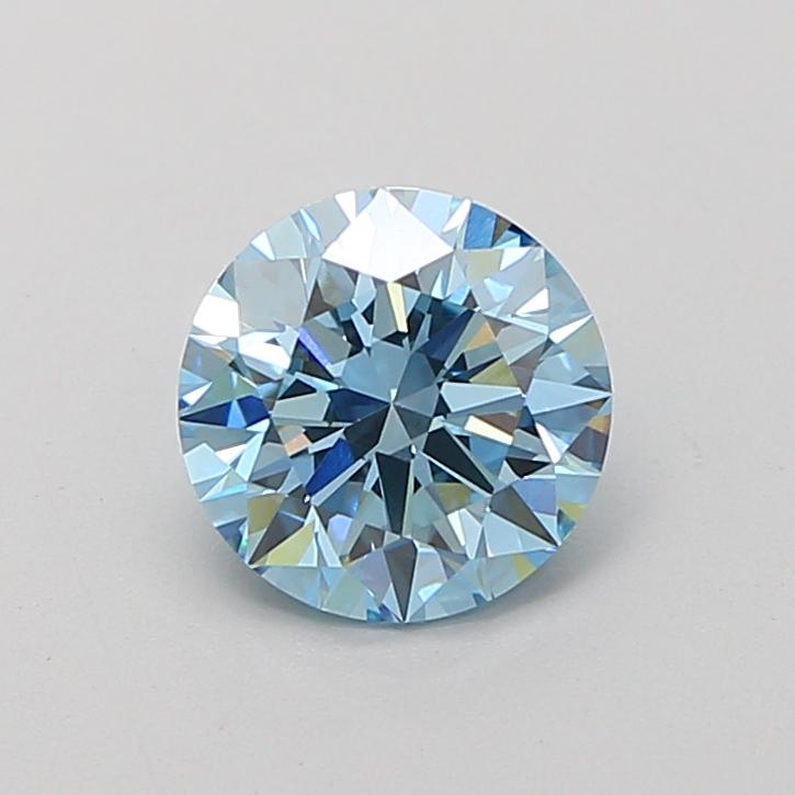 1.60 Ct. Fancy Vivid  Blue Round Lab Grown Diamond