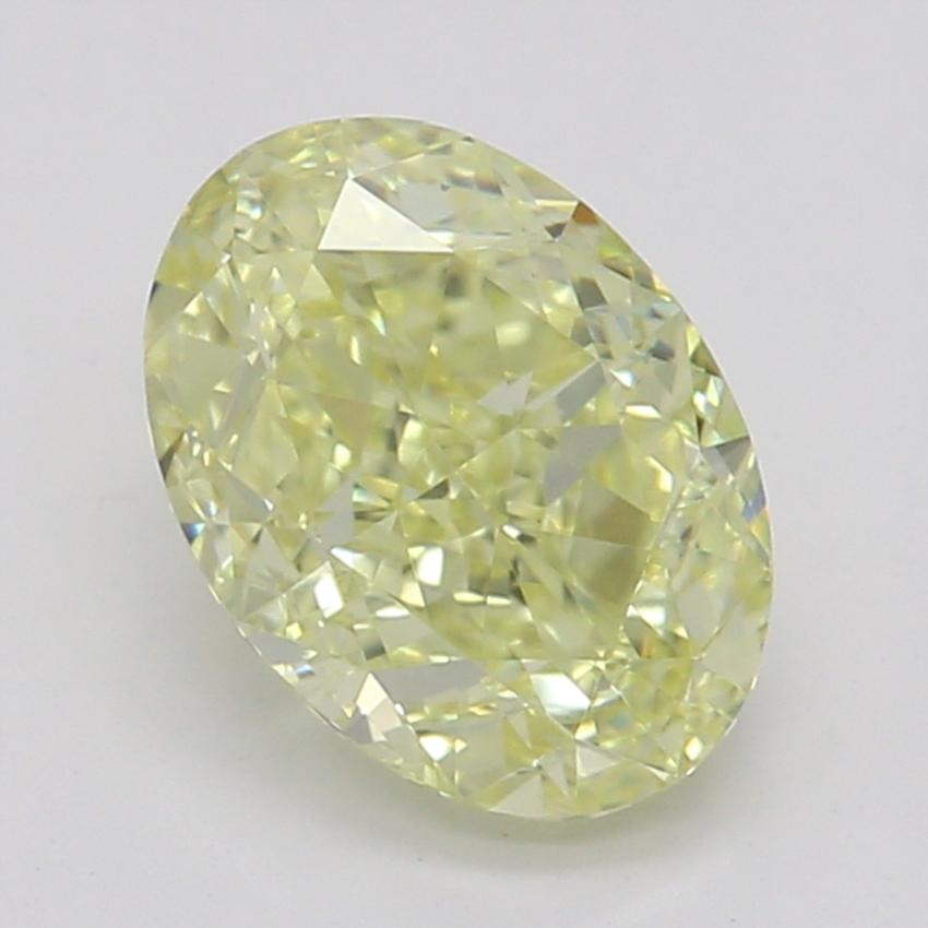 0.81 Ct. Fancy Yellow Oval Diamond