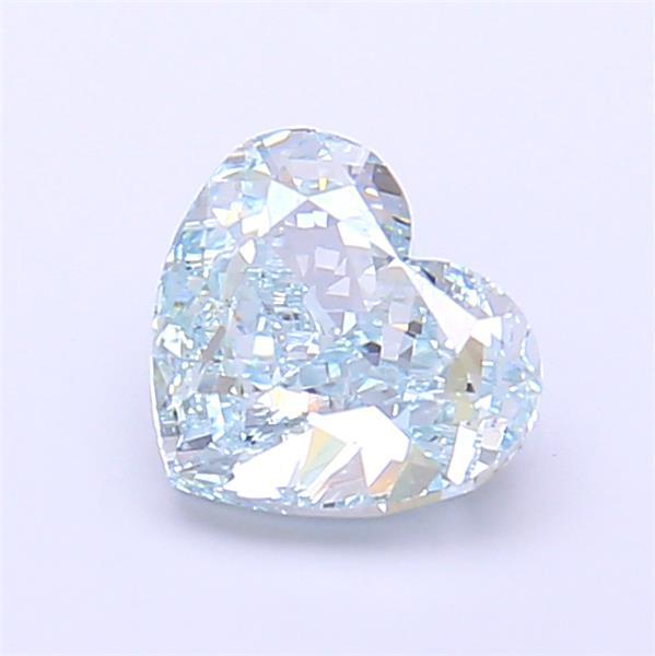 1.23 Ct. Fancy Intense Green Heart Lab Grown Diamond