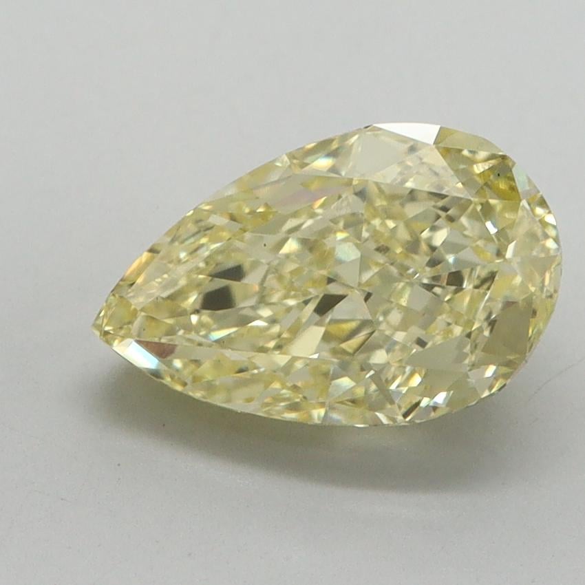 2.02 Ct. Fancy Intense Yellow Pear Lab Grown Diamond