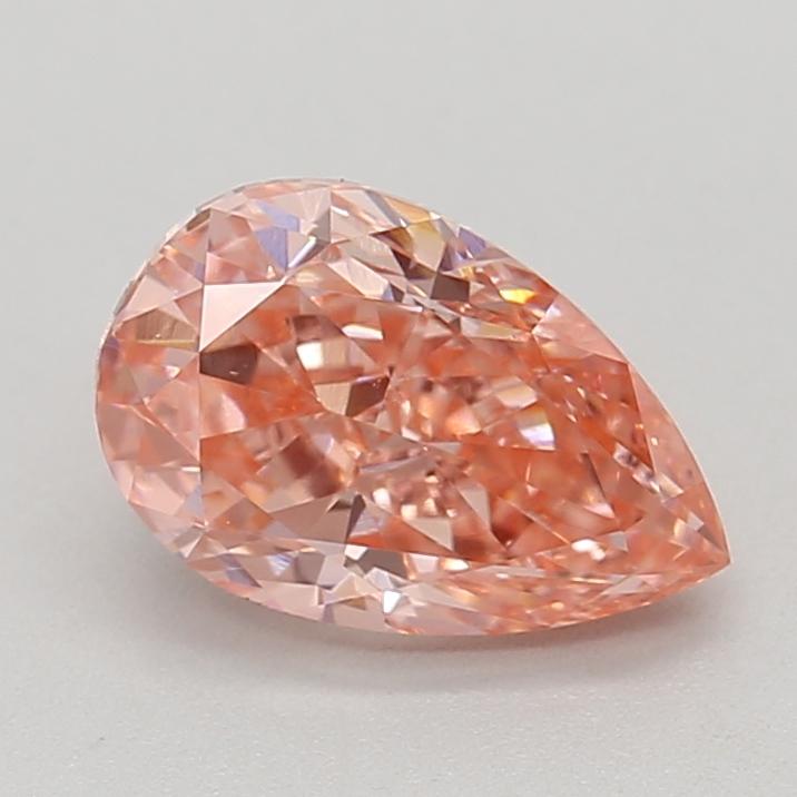 0.78 Ct. Fancy Vivid Pink Pear Lab Grown Diamond