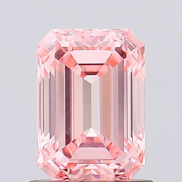 1.08 Ct. Fancy Vivid Pink Emerald Lab Grown Diamond