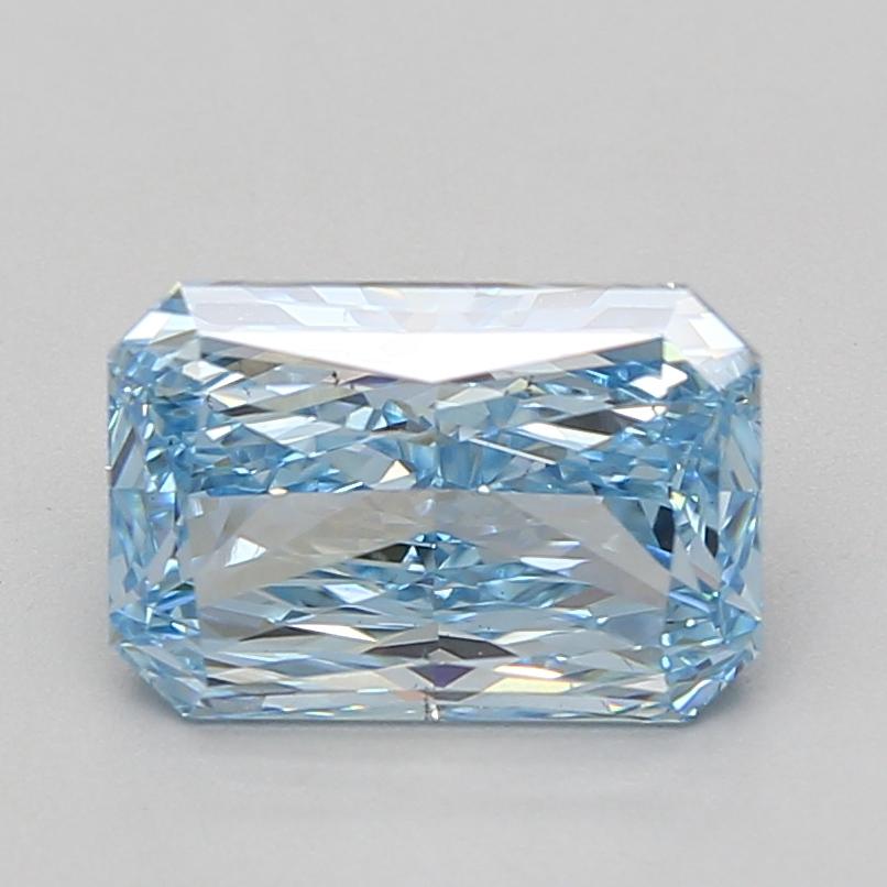 3.10 Ct. Fancy Vivid Blue Radiant Lab Grown Diamond