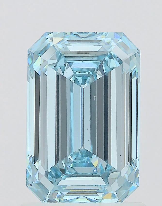 1.80 Ct. Fancy Intense Blue Emerald Lab Grown Diamond