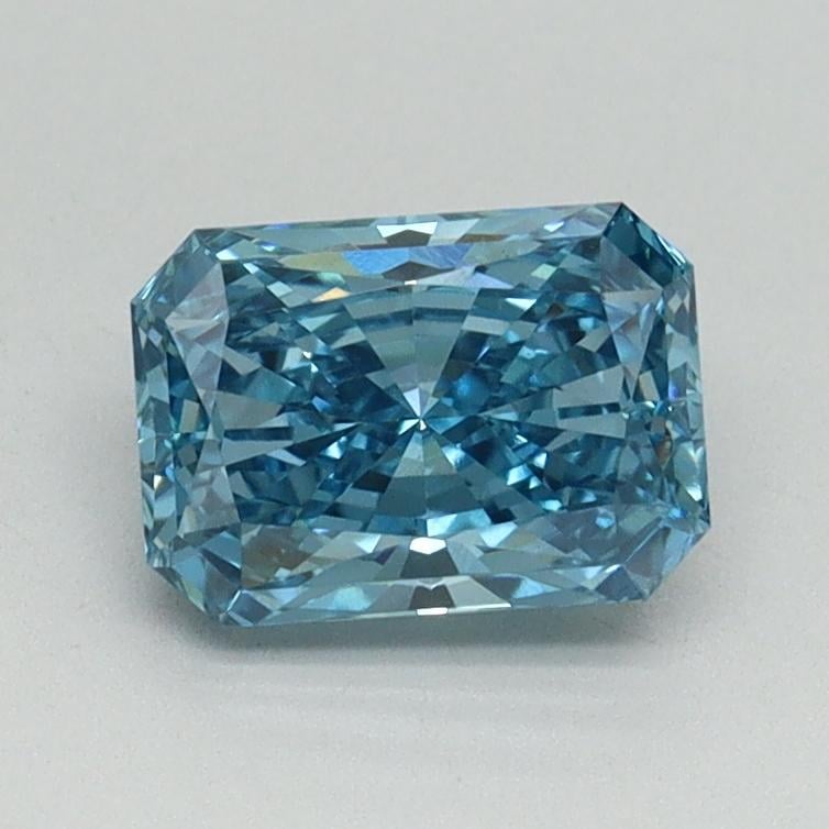1.01 Ct. Fancy Vivid Blue Radiant Lab Grown Diamond