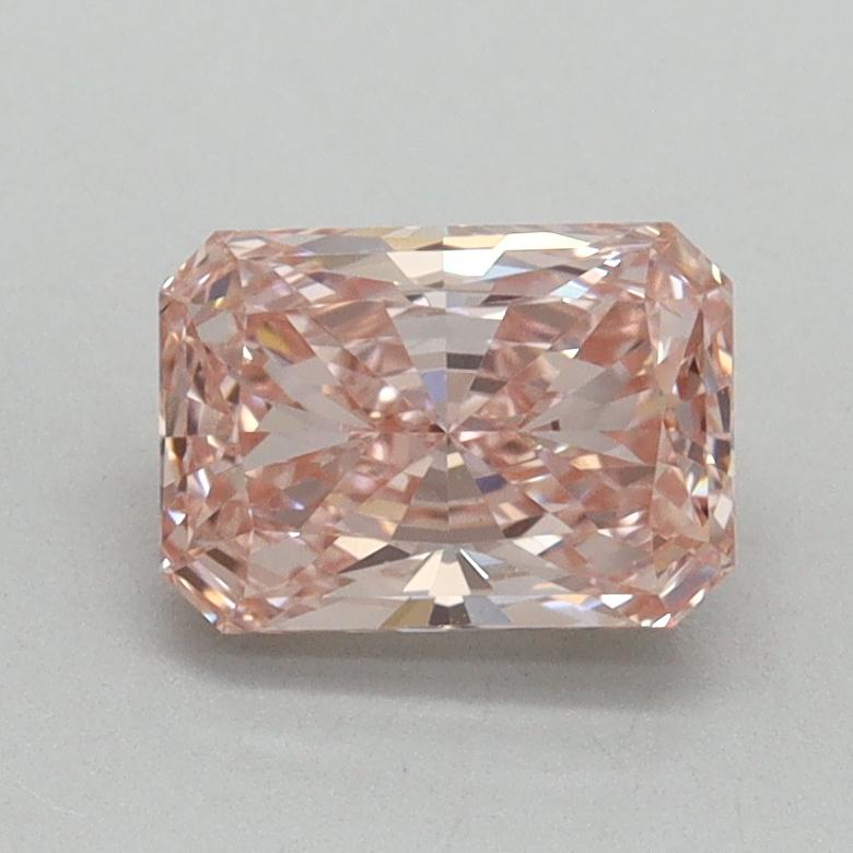 1.05 Ct. Fancy Vivid Pink Radiant Lab Grown Diamond