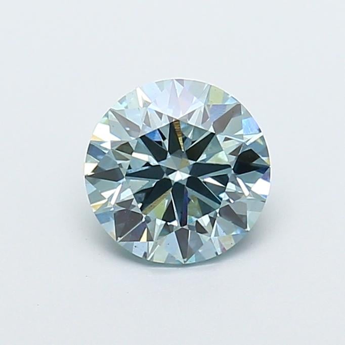 1.54 Ct. Fancy Intense  Blue Round Lab Grown Diamond