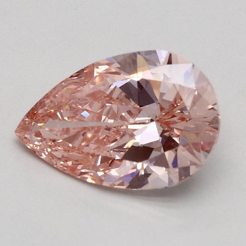 1.01 Ct. Fancy Intense Pink Pear Lab Grown Diamond