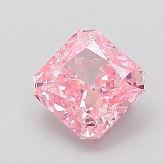 1.91 Ct. Fancy Vivid  Pink Radiant Lab Grown Diamond