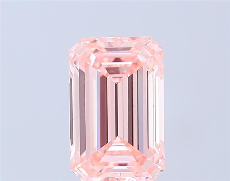 3.10 Ct. Fancy Intense Pink Emerald Lab Grown Diamond