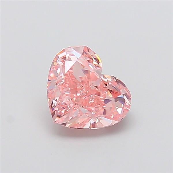 2.02 Ct. Fancy Intense Pink Heart Lab Grown Diamond