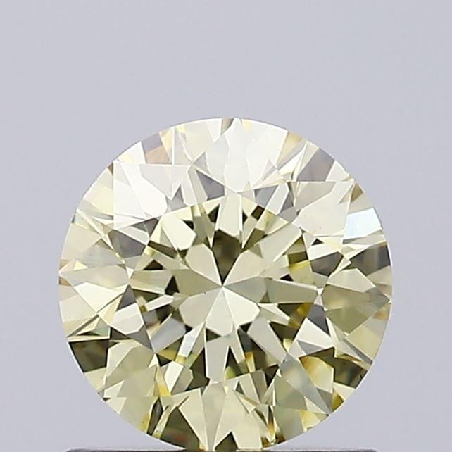 0.89 Ct. Fancy Light Yellow Round Lab Grown Diamond
