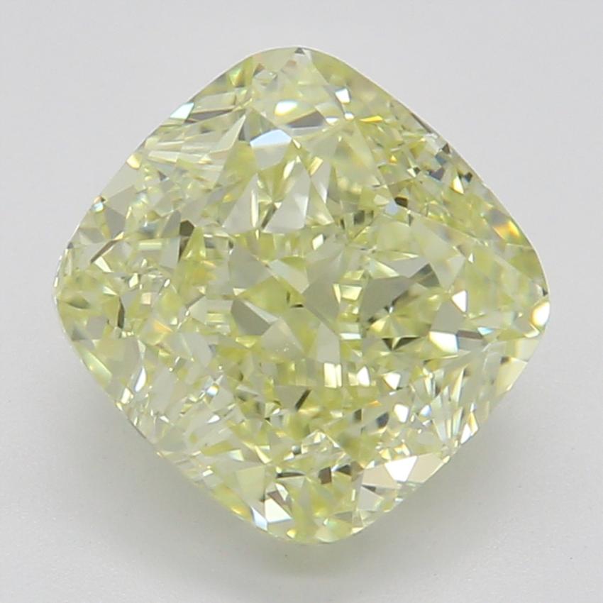 1.5 Ct. Fancy Light Yellow Cushion Diamond