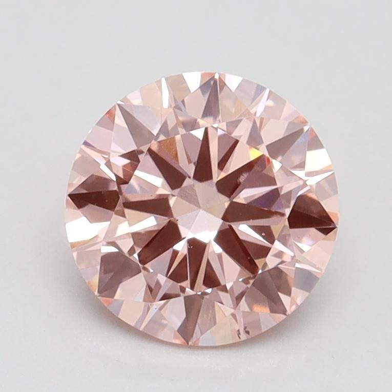 1.30 Ct. Fancy Intense Pink Round Lab Grown Diamond