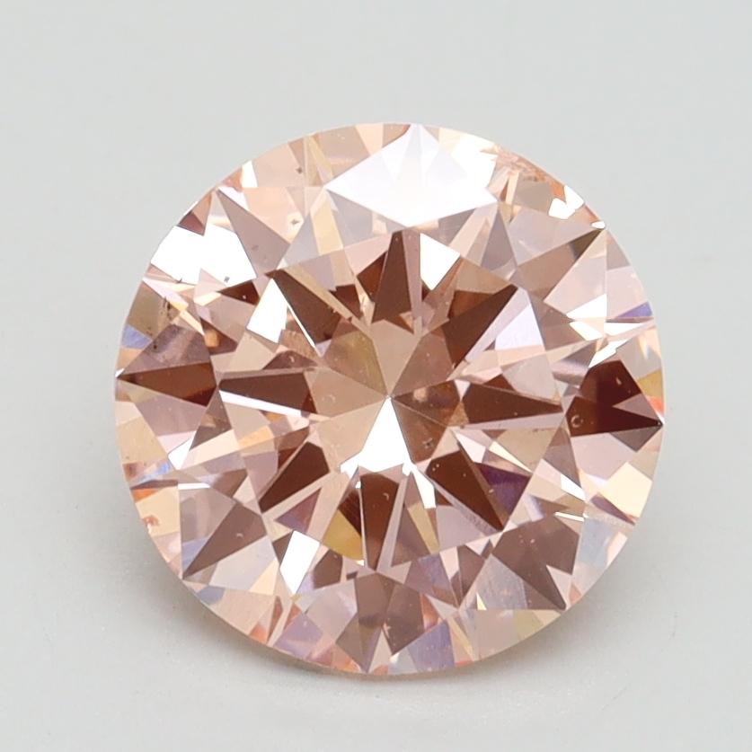 2.00 Ct. Fancy Intense Pink Round Lab Grown Diamond