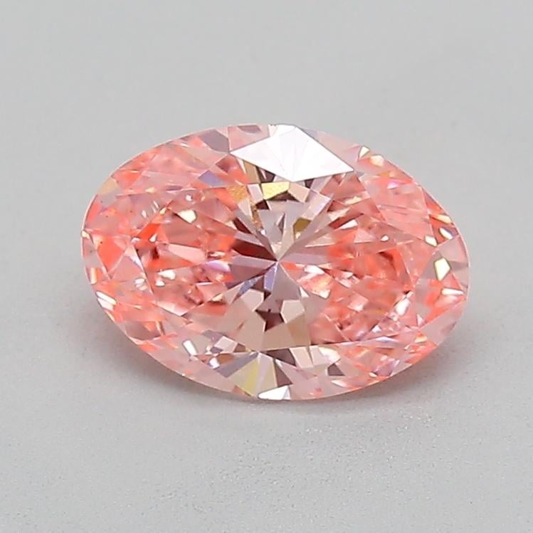 1.02 Ct. Fancy Vivid Pink Oval Lab Grown Diamond