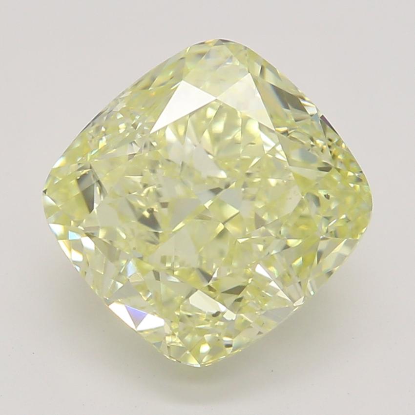2.21 Ct. Fancy Light Yellow Cushion Diamond