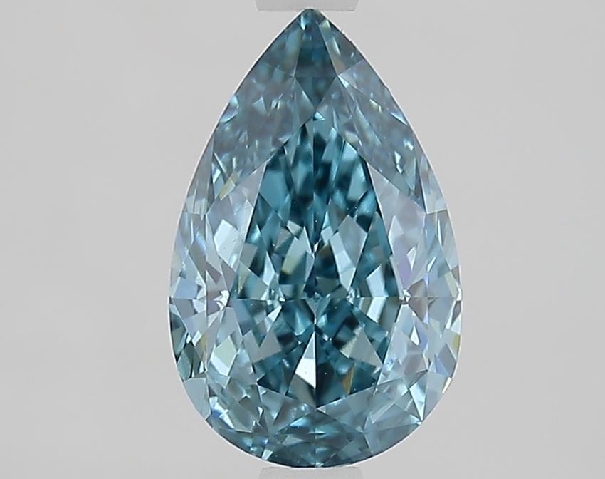 1.79 Ct. Fancy Vivid Blue Pear Lab Grown Diamond