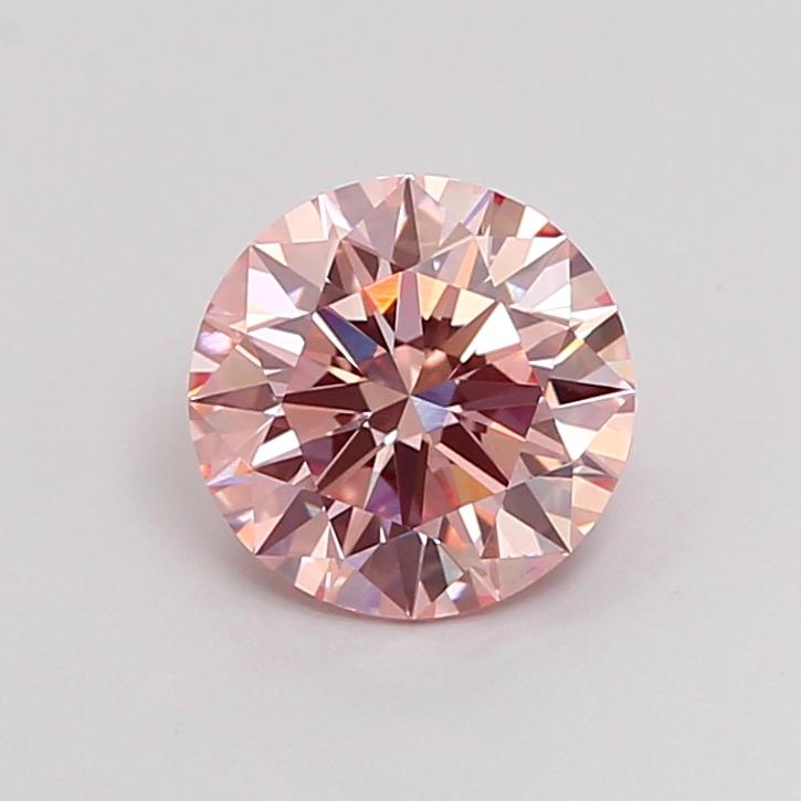 1.91 Ct. Fancy Intense Pink Round Lab Grown Diamond