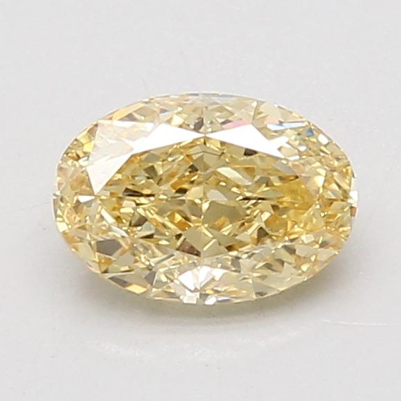 1.09 Ct. Fancy Intense Yellow Oval Lab Grown Diamond