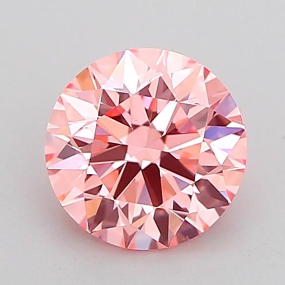 1.06 Ct. Fancy Intense Pink Round Lab Grown Diamond