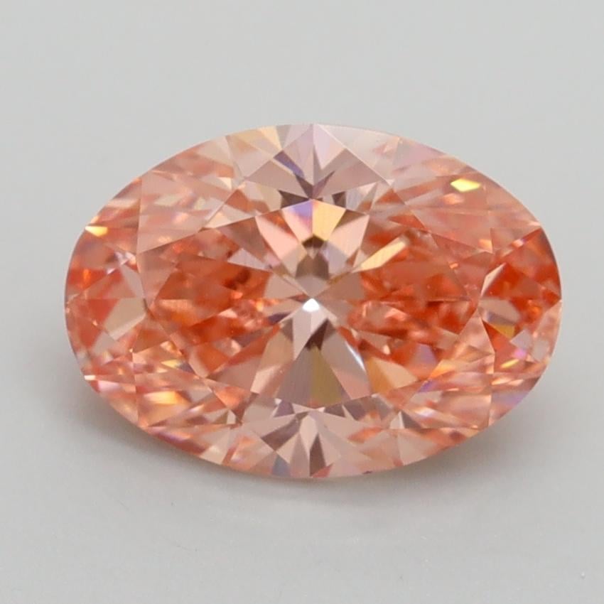 1.84 Ct. Fancy Vivid Pink Oval Lab Grown Diamond