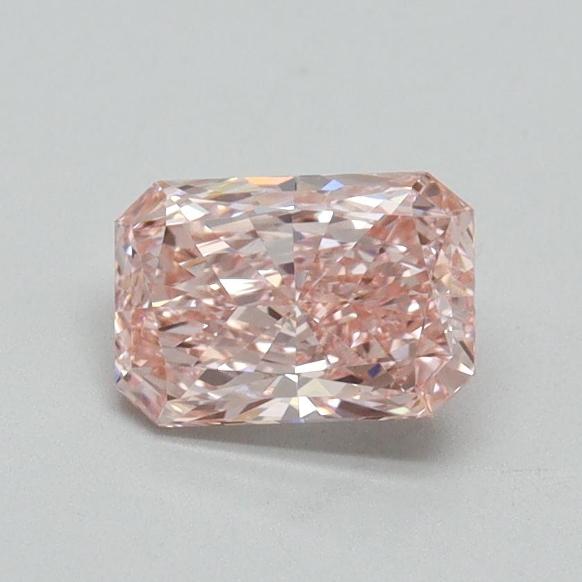 1.00 Ct. Fancy Vivid Pink Radiant Lab Grown Diamond